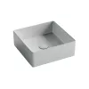 Раковина Ceramica Nova накладная квадратная 361*361*130, без перелива, цвет белый, арт.СN6068, Выбрать цвет: Белый, изображение 6