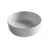 Раковина Ceramica Nova накладная круглая 356*356*135, без перелива, цвет белый, Выбрать цвет: Белый, изображение 6