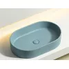 Умывальник чаша Ceramica Nova накладная овальная (цвет Зеленый Матовый) Element 608*385*122мм, Выбрать цвет: Зеленый, изображение 7