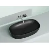 Умывальник чаша Ceramica Nova накладная овальная (цвет Черный Матовый) Element 600*380*138мм, Выбрать цвет: Черный, изображение 7