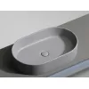 Умывальник чаша Ceramica Nova накладная овальная (цвет Антрацит Матовый) Element 608*385*122мм, Выбрать цвет: Серый антрацит, изображение 7