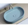 Санфаянс: Умывальник чаша Ceramica Nova накладная овальная (цвет Голубой Матовый) Element 608*385*122мм 1 в магазине Акватория