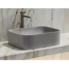 Умывальник чаша Ceramica Nova накладная прямоугольная (цвет Серый Матовый) Element 505*380*150мм, Выбрать цвет: Серый, изображение 7
