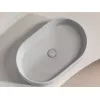 Умывальник чаша Ceramica Nova накладная овальная (цвет Серый Матовый) Element 608*385*122мм, Выбрать цвет: Серый, изображение 8