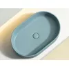 Умывальник чаша Ceramica Nova накладная овальная (цвет Зеленый Матовый) Element 608*385*122мм, Выбрать цвет: Зеленый, изображение 8