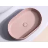Умывальник чаша Ceramica Nova  накладная овальная (цвет Розовый Матовый) Element 608*385*122мм, Выбрать цвет: Розовый, изображение 8