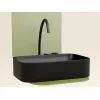 Умывальник чаша Ceramica Nova накладная прямоугольная (цвет Черный Матовый) Element 605*380*122мм, Выбрать цвет: Черный, изображение 8