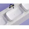 Умывальник чаша Ceramica Nova накладная прямоугольная Element 605*380*150мм, Выбрать цвет: Белый, изображение 8