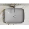 Умывальник чаша Ceramica Nova накладная прямоугольная (цвет Серый Матовый) Element 505*380*150мм, Выбрать цвет: Серый, изображение 9