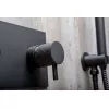 Душевая система скрытого монтажа со смесителем верхним и ручным душем BOHEME FUSION черный 130-B, Выбрать цвет: Чёрный, изображение 5