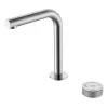Смесители: Смеситель автоматический для умывальника BOHEME TECH NIKEL BRUSH 158-NB 1 в магазине Акватория