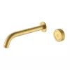Смесители: Смеситель автоматический для умывальника BOHEME TECH MATT GOLD 158/2-MG 1 в магазине Акватория