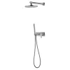 Душевая система встраиваемая  BOHEME Spectre Nickle Brush 454-NB, Выбрать цвет: Никель