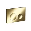 Кнопка смыва CERAMICANOVA Balance, клавиши Circle, цвет брашированное золото, арт. CN12-001BG, Выбрать цвет: Брашированное золото, изображение 2