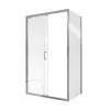 Душевой угол  GLORIA120  Ceruttispa без поддона (80x120x195), Цвет профиля: Хром, Выбрать размер: 80х120, изображение 7