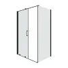 Душевой угол  PREMIATA B 120-8  Ceruttispa без поддона (90x120x195), Цвет профиля: Черный, Выбрать размер: 120х90, изображение 5