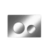Кнопка смыва CERAMICANOVA Balance, клавиши Circle, цвет хром матовый,арт. CN12-001M, Выбрать цвет: Хром матовый, изображение 2