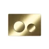Санфаянс: Кнопка смыва CERAMICANOVA Balance, клавиши Circle, цвет брашированное золото, арт. CN12-001BG 1 в магазине Акватория