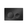 Санфаянс: Кнопка смыва CERAMICANOVA Balance, клавиши Circle, цвет черный матовый, арт. CN12-001MB 1 в магазине Акватория