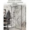 Душевой угол  GLORIA120  Ceruttispa без поддона (80x120x195), Цвет профиля: Хром, Выбрать размер: 80х120, изображение 4