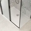Душевой угол MARBELLA 120B L/R  Ceruttispa без поддона (80x120x190), Цвет профиля: Черный, Выбрать размер: 120х80, Ориентация: левая, изображение 4