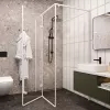 Душевой угол  C1AW  Ceruttispa без поддона (120x90x195), Цвет профиля: Белый, Выбрать размер: 120х90, изображение 3