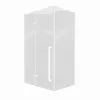 Душевой угол  C1AW  Ceruttispa без поддона (120x90x195), Цвет профиля: Белый, Выбрать размер: 120х90, изображение 5