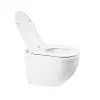 Унитаз подвесной Weltwasser WW SK Heimbach 043 GL-WT безободковый, с микролифтом, белый глянец, Выбрать цвет: Белый, изображение 2