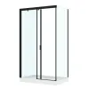 Душевой угол MARBELLA 120B L/R  Ceruttispa без поддона (80x120x190), Цвет профиля: Черный, Выбрать размер: 120х80, Ориентация: левая, изображение 9
