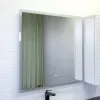 Зеркало для ванной Comforty Эдельвейс-90Э LED-подсветка, 88х88см, бесконтактный сенсор, изображение 2