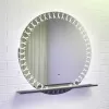 Мебель для ванной: Зеркало для ванной комнаты Comforty Арзамас 80 LED-подсветка, бесконтактный сенсор, полка-графит 1 в магазине Акватория