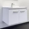 Тумба-умывальник Comforty Рига 70 белый глянец с раковиной Comforty 9335-70, изображение 3
