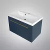 Тумба подвесная ACWEN МИРА 70/80/90 с раковиной Слим , темно-синий матовый, Выбрать размер: 70, Комплектация: с раковиной Comfort 70, изображение 5