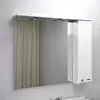 COMFORTY. Зеркало-шкаф "Сочи-85/100" белый глянец