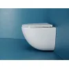 Подвесной унитаз CERAMICANOVA Vogue безободковый, смыв торнадо, Выбрать цвет: Белый, изображение 5