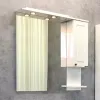 Мебель для ванной: COMFORTY. Зеркало-шкаф "Севилья-85/100" слоновая кость 1 в магазине Акватория