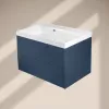 Тумба подвесная ACWEN МОДЕРН 80 темно-синий матовый с раковиной Слим 80, Выбрать цвет: тёмно-синий матовый, Выбрать размер: 80, изображение 5