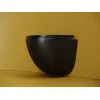 Подвесной унитаз CERAMICANOVA Vogue безободковый, смыв торнадо, Выбрать цвет: Черный матовый, изображение 3