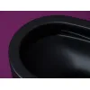 Подвесной унитаз CERAMICANOVA Ulma безободковый, смыв торнадо, Выбрать цвет: Черный матовый, изображение 9