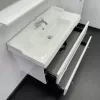 Тумба-умывальник Comforty Феррара-100 белая с раковиной Comforty 3310  НОВИНКА!!!!, изображение 8