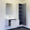 Тумба-умывальник Comforty Ереван-60 серый шёлк с раковиной Comforty 60E, Выбрать размер: 60, изображение 5