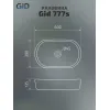 Накладная белая раковина для ванной Gid 777s, Выбрать цвет: Белый, изображение 5