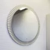 Зеркало Comforty Мадрид-70 LED-подсветка, бесконтактный сенсор, серый шёлк, изображение 2