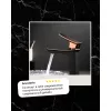 Смеситель  для раковины  ACWEN 610011RB, Выбрать цвет: черный/розовое золото, изображение 2