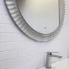 Зеркало Comforty Мадрид-70 LED-подсветка, бесконтактный сенсор, серый шёлк, изображение 5