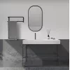 Консоль с раковиной ABBER Stein AS2647 напольная, белая матовая, изображение 2