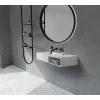 Тумба с раковиной ABBER Stein AS2649 подвесная, белая матовая, Выбрать размер: 80, изображение 4