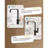 Смеситель для кухни ACWEN  620007MB, изображение 6