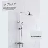 Душевая стойка  ACWEN 80051 с термостатом  хром, Выбрать цвет: Хром, изображение 7