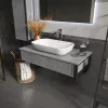 Мебель для ванной: Тумба подвесная 1Marka GRUNGE LOFT  1в.я Бетон лофт 1 в магазине Акватория